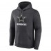 Толстовка Dallas Cowboys Charcoal Personalized Name & Number Monochrome