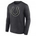 Indianapolis Colts Charcoal Personalized Name & Number Monochrome Long Sleeve T-Shirt