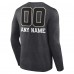 Jacksonville Jaguars Charcoal Personalized Name & Number Monochrome Long Sleeve T-Shirt