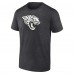 Jacksonville Jaguars Charcoal Personalized Name & Number Monochrome T-Shirt