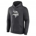 Minnesota Vikings Charcoal Personalized Name & Number Monochrome Pullover Hoodie