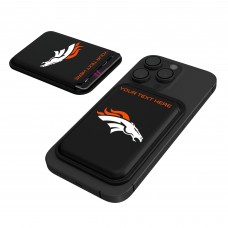 Denver Broncos Keyscaper Personalized Insignia Magnetic Credit Card Wallet Denver Broncos Keyscaper Personalized Insignia Magnetic Credit Card Wallet