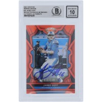 Jared Goff Detroit Lions Autographed 2022 Panini Certified Mirror Orange #33 #/149 Beckett Fanatics Witnessed Authenticated 10 Card