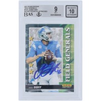 Jared Goff Detroit Lions Autographed 2021 Panini Instant Field Generals #FG11 #/2088 Beckett Fanatics Witnessed Authenticated 9/10 Card