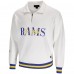 Unisex Los Angeles Rams The Wild Collective White Royal and Sol Collection Quarter-Zip Pullover Top