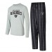 Las Vegas Raiders Concepts Sport Petition Long Sleeve Top & Pants Sleep Set
