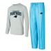 Carolina Panthers Concepts Sport Petition Long Sleeve Top & Pants Sleep Set