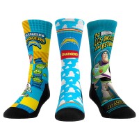 Unisex Los Angeles Chargers Rock Em Socks Toy Story 3-Pack Crew Socks