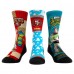 Unisex San Francisco 49ers Rock Em Socks Toy Story 3-Pack Crew Socks