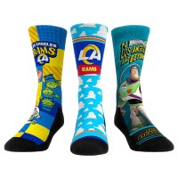 Los Angeles Rams Rock Em Socks Unisex Toy Story 3-Pack Crew Socks