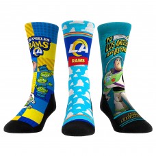 Los Angeles Rams Rock Em Socks Unisex Toy Story 3-Pack Crew Socks