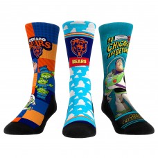 Unisex Chicago Bears Rock Em Socks Toy Story 3-Pack Crew Socks