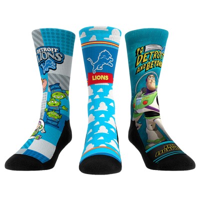 Три пары носков Detroit Lions Rock Em Socks Unisex Toy Story