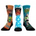 Unisex Cincinnati Bengals Rock Em Socks Toy Story 3-Pack Crew Socks