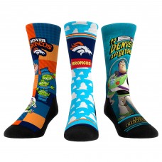 Unisex Denver Broncos Rock Em Socks Toy Story 3-Pack Crew Socks