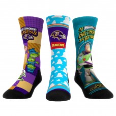 Три пары носков Baltimore Ravens Rock Em Socks Unisex Toy Story