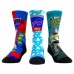 Unisex Buffalo Bills Rock Em Socks Toy Story 3-Pack Crew Socks