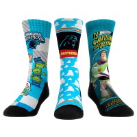 Unisex Carolina Panthers Rock Em Socks Toy Story 3-Pack Crew Socks
