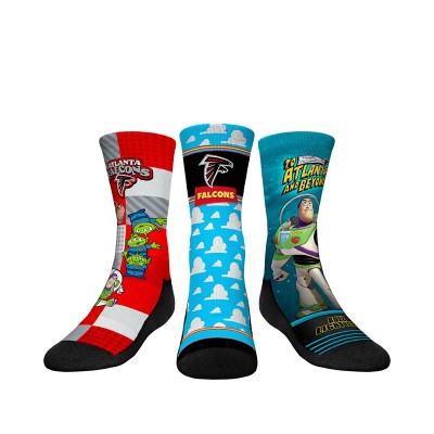 Подростковая Atlanta Falcons Rock Em Socks Toy Story 3-Pack Crew Socks
