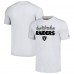 Unisex Las Vegas Raiders Homage Ash The NFL ASL Collection by Love Sign American Sign Language T-Shirt