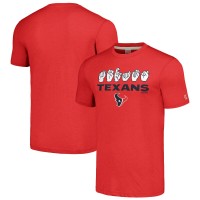 Футболка Unisex Houston Texans Homage Red The NFL ASL Collection by Love Sign American Sign Language