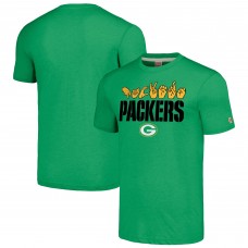 Футболка Unisex Green Bay Packers Homage Green The NFL ASL Collection by Love Sign American Sign Language