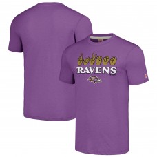 Футболка Baltimore Ravens Homage Unisex The NFL ASL Collection by Love Sign American Sign Language - Purple
