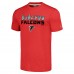 Футболка Unisex Atlanta Falcons Homage Red The NFL ASL Collection by Love Sign American Sign Language