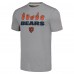 Футболка Unisex Chicago Bears Homage Gray The NFL ASL Collection by Love Sign American Sign Language