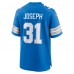 Kerby Joseph Detroit Lions Nike Team Game Jersey - Blue