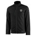 Las Vegas Raiders Cutter & Buck Black Evoke Eco Softshell Recycled Full-Zip Jacket