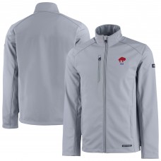 Толстовка на молнии Buffalo Bills Cutter & Buck Gray Evoke Eco Softshell Recycled