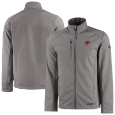 Куртка Buffalo Bills Cutter & Buck Gray Evoke Eco Softshell Recycled Full-Zip