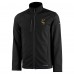 Pittsburgh Steelers Cutter & Buck Black Evoke Eco Softshell Recycled Full-Zip Jacket