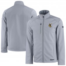 Pittsburgh Steelers Cutter & Buck Gray Evoke Eco Softshell Recycled Full-Zip Jacket