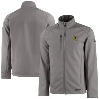 Pittsburgh Steelers Cutter & Buck Gray Evoke Eco Softshell Recycled Full-Zip Jacket