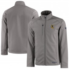 Pittsburgh Steelers Cutter & Buck Gray Evoke Eco Softshell Recycled Full-Zip Jacket
