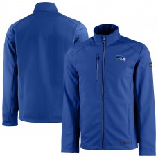 Seattle Seahawks Cutter & Buck Royal Evoke Eco Softshell Recycled Full-Zip Jacket