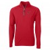 Arizona Cardinals Cutter & Buck Red Adapt Eco DryTec Raglan Quarter-Zip Jacket