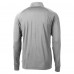 Кофта на короткой молнии Atlanta Falcons Cutter & Buck Gray Adapt Eco DryTec Raglan
