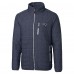 New England Patriots Cutter & Buck Anthracite Rainier PrimaLoft Eco Insulated Full-Zip Puffer Jacket