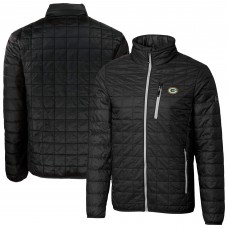 Куртка Green Bay Packers Cutter & Buck Black Rainier PrimaLoft Eco Insulated