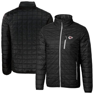 Куртка Kansas City Chiefs Cutter & Buck Rainier PrimaLoft Eco Insulated Puffer - Black