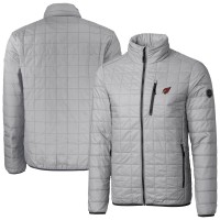 Arizona Cardinals Cutter & Buck Gray Rainier PrimaLoft Eco Insulated Full-Zip Puffer Jacket