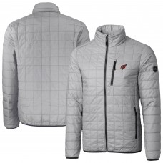 Arizona Cardinals Cutter & Buck Gray Rainier PrimaLoft Eco Insulated Full-Zip Puffer Jacket