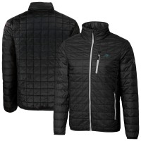 Куртка Carolina Panthers Cutter & Buck Black Rainier PrimaLoft Eco Insulated