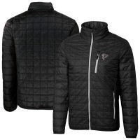 Куртка Atlanta Falcons Cutter & Buck Black Rainier PrimaLoft Eco Insulated