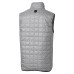 Жилетка Buffalo Bills Cutter & Buck Gray Rainier PrimaLoft Eco Insulated Full-Zip Puffer