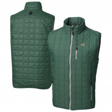 Green Bay Packers Cutter & Buck Green Rainier PrimaLoft Eco Insulated Full-Zip Puffer Vest
