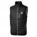 Pittsburgh Steelers Cutter & Buck Black Rainier PrimaLoft Eco Insulated Full-Zip Puffer Vest